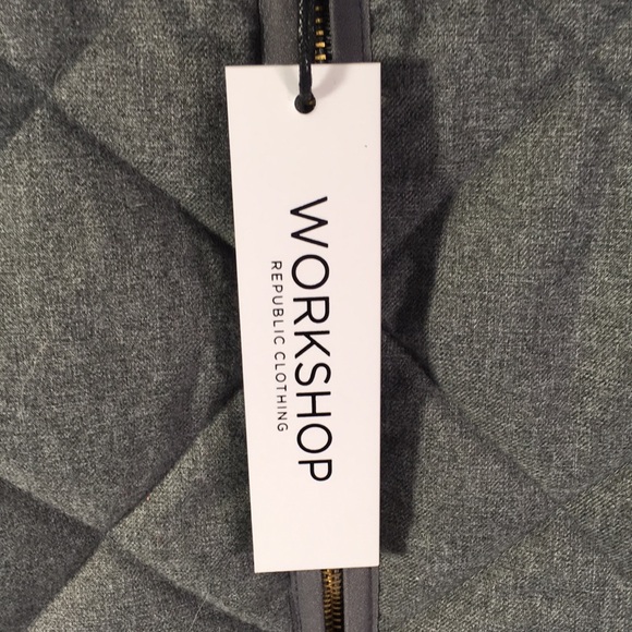 Workshop Grey Quilted Vest - Picture 2 of 6